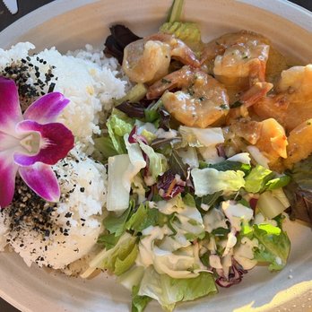 Barefoot Beach Cafe - Shrimp plate - Breakfast & Brunch Near Me - Honolulu, Hawaii
