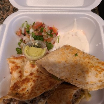 Taco Boys - Quesadilla (beef), sour cream, pico de gallo - Food Trucks Near Me - Birmingham, Alabama Taco Boys - Quesadilla (beef), sour cream, pico de gallo - Food Trucks Near Me - Birmingham, Alabama