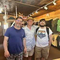 Whitewater Adventure Outfitters - Addison, in the cap was our guide. Thanks for keeping us in the boat.