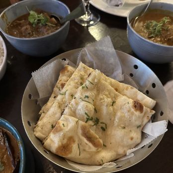 Indian Garden Restaurant - Garlic Naan - Indian Near Me - Chicago, Illinois