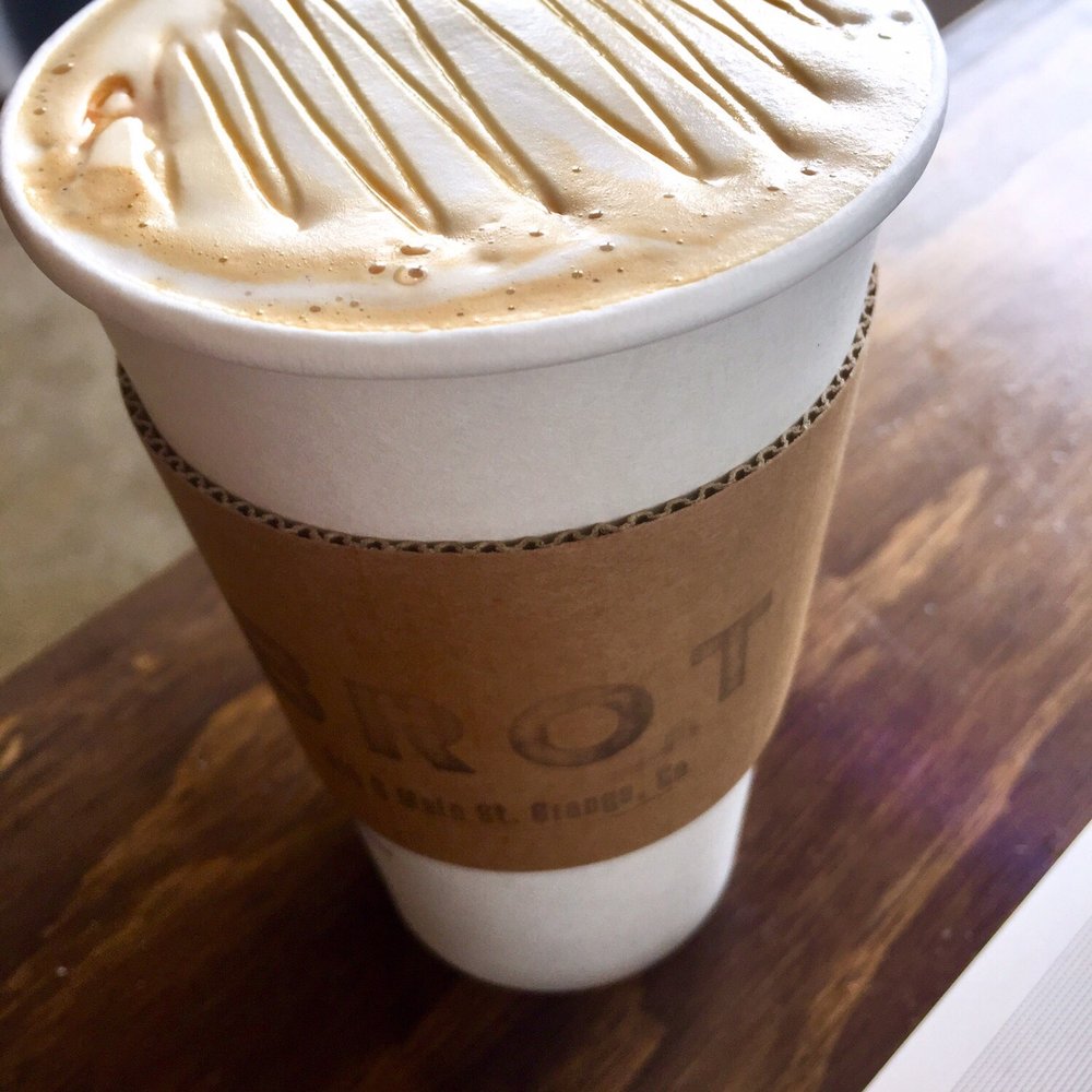 Brot Coffee - Large caramel latte. Delicious!! - Coffee & Tea Near Me - Orange, California Brot Coffee - Large caramel latte. Delicious!! - Coffee & Tea Near Me - Orange, California