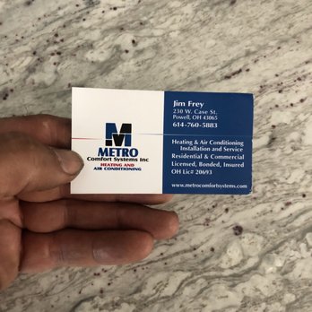 Metro Comfort Systems Heating and Air Conditioning - Heating & Air Conditioning/HVAC Near Me - Powell, Ohio Metro Comfort Systems Heating and Air Conditioning - Heating & Air Conditioning/HVAC Near Me - Powell, Ohio