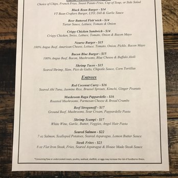 Pickled Perch - Dinner menu, entrees - New American Near Me - Colchester, Vermont Pickled Perch - Dinner menu, entrees - New American Near Me - Colchester, Vermont