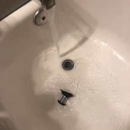 Water disappears down fast after reliable service!