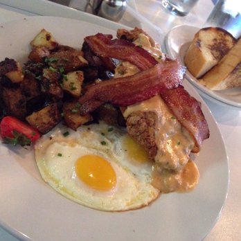 Eat. - Chicken fried steak with a side of bacon. - New American Near Me - Las Vegas, Nevada