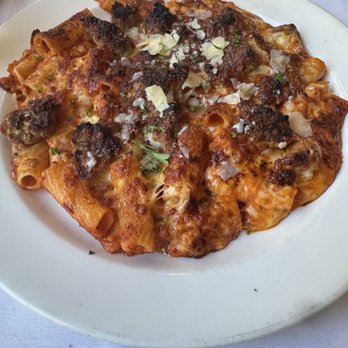 Cafe Alfresco - Rigatoni w/sausage - New American Near Me - Dunedin, Florida