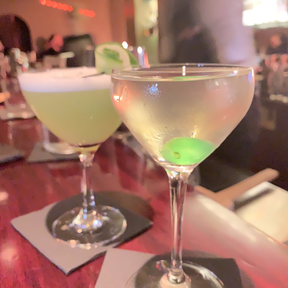 Marlowe Bar - Gimlet (front 8€) and Long Goodbye (back 9€). - Cocktail Bars Near Me - Barcelona, B Marlowe Bar - Gimlet (front 8€) and Long Goodbye (back 9€). - Cocktail Bars Near Me - Barcelona, B