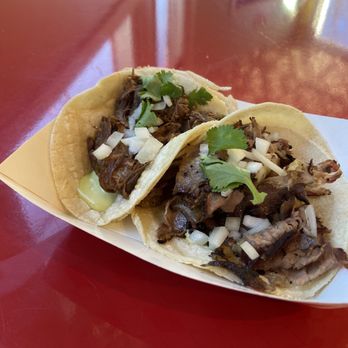 Barb's Butchery - Beef brisket (left) and Birria (right) tacos - Butcher Near Me - Beacon, New York