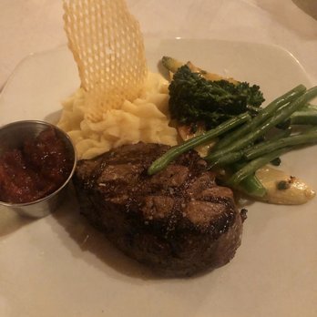 Collage Restaurant - Filet perfectly cooked. - New American Near Me - St Augustine, Florida Collage Restaurant - Filet perfectly cooked. - New American Near Me - St Augustine, Florida