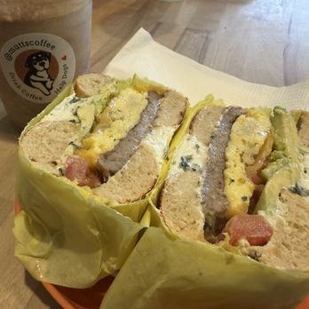 Mutts Coffee - Deluxe Bagel Breakfast Sandwich - Coffee Roasteries Near Me - Beaverton, Oregon Mutts Coffee - Deluxe Bagel Breakfast Sandwich - Coffee Roasteries Near Me - Beaverton, Oregon