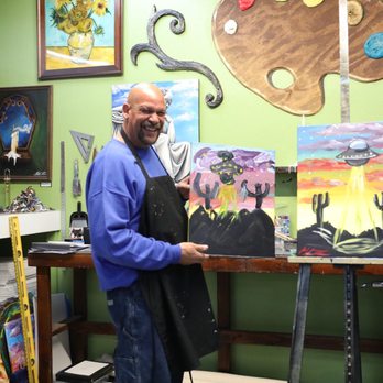 Memo's Canvas - Dad and Memo's paintings. Similar!? - Paint & Sip Near Me - Montclair, California