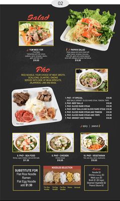 Menu photo 6 Pho VT Los Angeles, CA