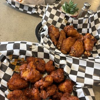 Just a Small Town Grill - Cauliflower bites, teriyaki chicken wings, chicken Parm sandwich with potato salad - Salad Near Me - Morongo Valley, California Just a Small Town Grill - Cauliflower bites, teriyaki chicken wings, chicken Parm sandwich with potato salad - Salad Near Me - Morongo Valley, California