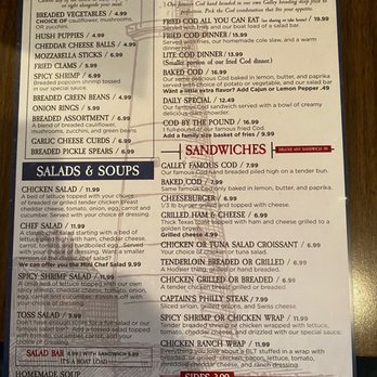 Galley - Menú - Restaurants Near Me - Decatur, Indiana