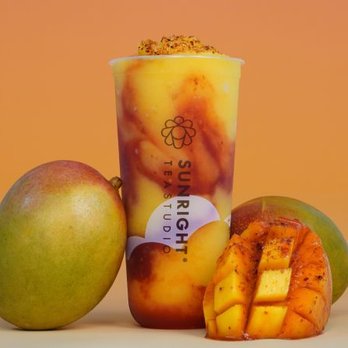 Sunright Tea Studio - Alhambra - Mango Chamoy Frostie - Bubble Tea Near Me - Alhambra, California
