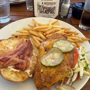 The Beachcomber - Buttermilk fried chicken sandwich - Seafood Near Me - Newport Beach, California