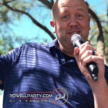 Powell Party - a man speaking into a microphone - DJs Near Me Powell Party - a man speaking into a microphone - DJs Near Me