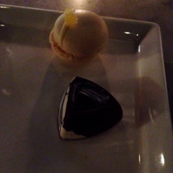 Deuxave - Truffle and macaron. The macaron stole the show. - New American Near Me - Boston, Massachusetts