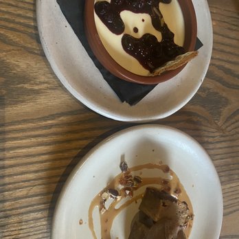 Trestle - Dessert (panna cotta and brown butter blondie) - New American Near Me - San Francisco, California Trestle - Dessert (panna cotta and brown butter blondie) - New American Near Me - San Francisco, California