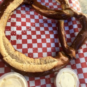 Copenhagen Sausage Garden - The pretzel best I've ever had - Hot Dogs Near Me - Solvang, California Copenhagen Sausage Garden - The pretzel best I've ever had - Hot Dogs Near Me - Solvang, California