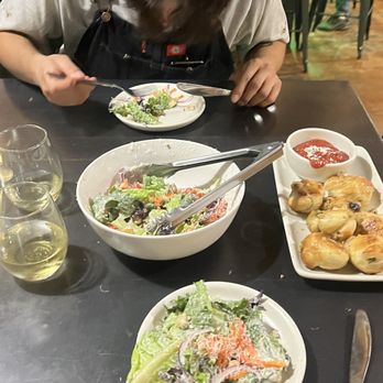 Jaime's Pizza Kitchen - My boyfriend shoveling the salad into his mouth... - Pizza Near Me - Tucson, Arizona Jaime's Pizza Kitchen - My boyfriend shoveling the salad into his mouth... - Pizza Near Me - Tucson, Arizona