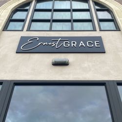 Ernest Grace - Front of store signage