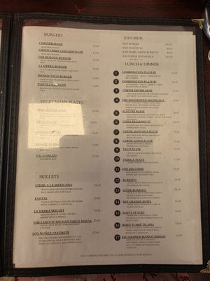 Menu photo 1 La Sierra Albuquerque, NM Menu photo 1 La Sierra Albuquerque, NM