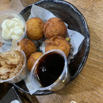 Mj Sushi - Another kid favorite: Takoyaki with toppings on the side :P - Sushi Bars Near Me - Danville, California Mj Sushi - Another kid favorite: Takoyaki with toppings on the side :P - Sushi Bars Near Me - Danville, California
