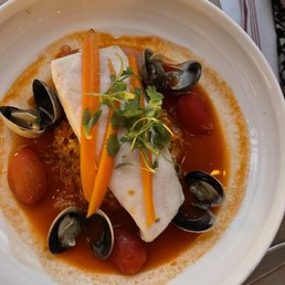Steamed Sea Bass