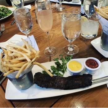 Sarabeth's - Skirt Steak Frites, Fries and Bellini - Breakfast & Brunch Near Me - New York, New York Sarabeth's - Skirt Steak Frites, Fries and Bellini - Breakfast & Brunch Near Me - New York, New York