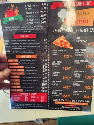 Menu photo 3 Italian Express Pizzeria Houston, TX Menu photo 3 Italian Express Pizzeria Houston, TX