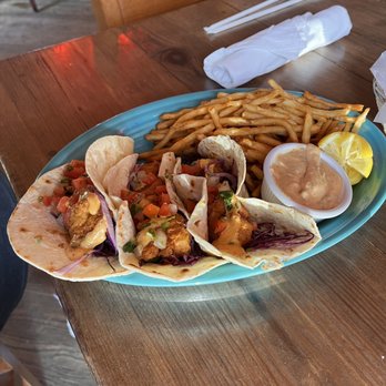 Border Cafe - Baja Shrimp Taco Plate. - Mexican Near Me - Saugus, Massachusetts