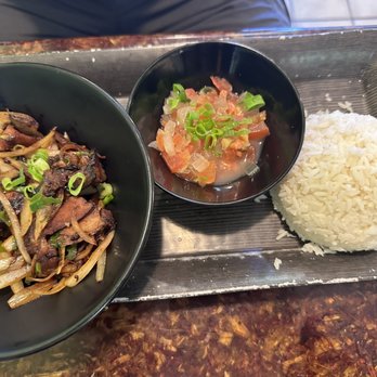 Kehau's Kitchen - Smoked Meat Plate with Lomi Salmon / a lot of food!! - Hawaiian Near Me - Aiea, Hawaii Kehau's Kitchen - Smoked Meat Plate with Lomi Salmon / a lot of food!! - Hawaiian Near Me - Aiea, Hawaii