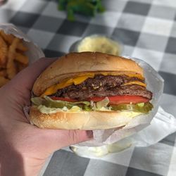 Eastside Big Tom - The Big Tom, with lettuce, tomato, pickles, cheese and goop!