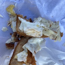 14. Three Egg Whites and Turkey on A Whole Wheat Toast Breakfast. With egg yolk. And egg shell :( 14. Three Egg Whites and Turkey on A Whole Wheat Toast Breakfast. With egg yolk. And egg shell :(