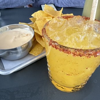 Rreal Tacos - Chamblee - Passionfruit marg and queso - Tacos Near Me - Atlanta, Georgia