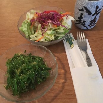Toyo Grill - Seaweed Salad and side salad hot tea - Japanese Near Me - Mishawaka, Indiana Toyo Grill - Seaweed Salad and side salad hot tea - Japanese Near Me - Mishawaka, Indiana