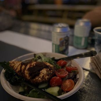 The Gulf - Blackened Amberjack on salad - Burgers Near Me - Orange Beach, Alabama