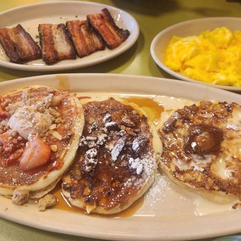 Snooze, an A.M. Eatery - Signature pancake flight - Breakfast & Brunch Near Me - Phoenix, Arizona Snooze, an A.M. Eatery - Signature pancake flight - Breakfast & Brunch Near Me - Phoenix, Arizona