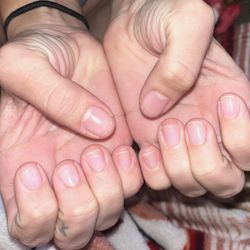 Organic Nails & Spa - $68..for the worst manicure i've ever had, felt very unwanted with how she was rushing to get me out.