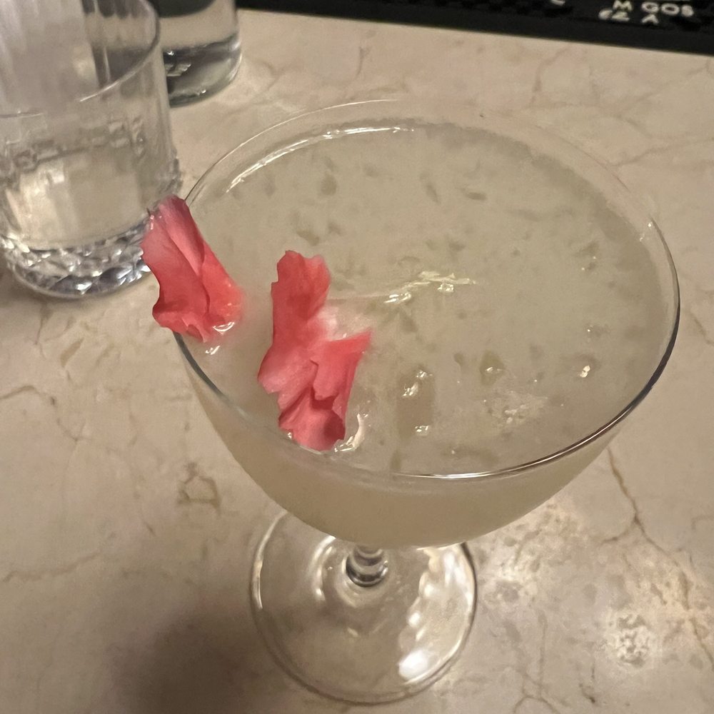 Piano Piano - Alex's off menu rose water, gin and elderberry flower liqueur cocktail - Italian Near Me - Toronto, Ontario Piano Piano - Alex's off menu rose water, gin and elderberry flower liqueur cocktail - Italian Near Me - Toronto, Ontario