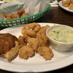 Dale's Seafood - My wife had already grabbed some shrimp.