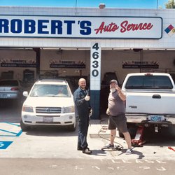Robert's Auto Service - Juan & Happy customer.