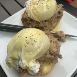 Smoked Pork Eggs Benedict