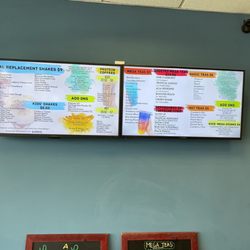Jet Nutrition - Menu board
