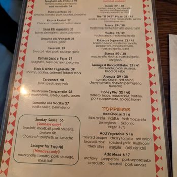 Rubirosa - Menu - Italian Near Me - New York, New York Rubirosa - Menu - Italian Near Me - New York, New York