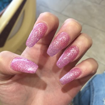JK Nails - Love my nails! Glitter gel! - Nail Salons Near Me - Los Angeles, California
