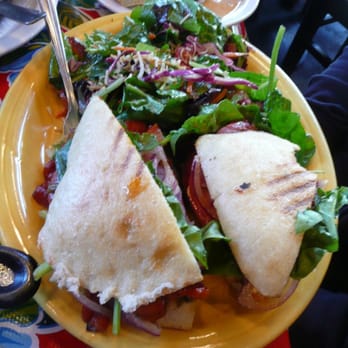 Cha Cha Cha - Pepper and Cheese Sandwich with spring salad - Caribbean Near Me - San Francisco, California