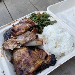Chicken and rib plate Chicken and rib plate