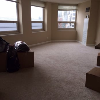 750 N Rush - I loved the living area but just imagine how great this space would be with hardwood floors! - Apartments Near Me - Chicago, Illinois